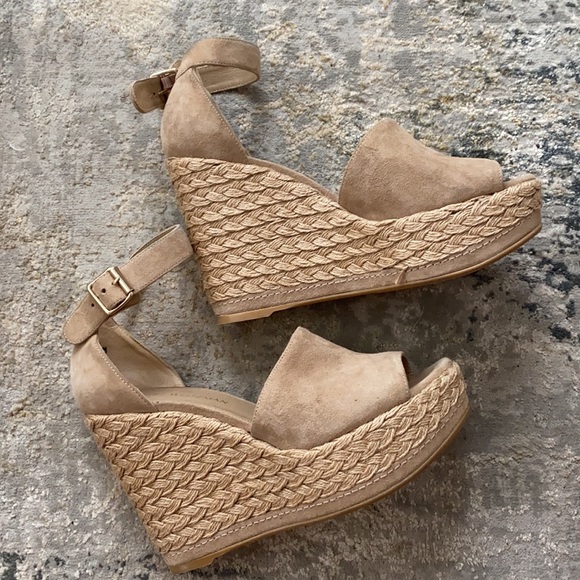 Stuart weitzman man nude wedge - Picture 2 of 3